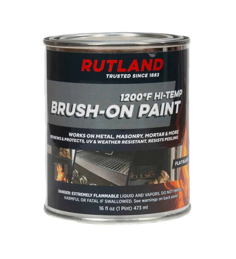 1200°F Hi-Temp Brush-On Paint - 16 Ounces