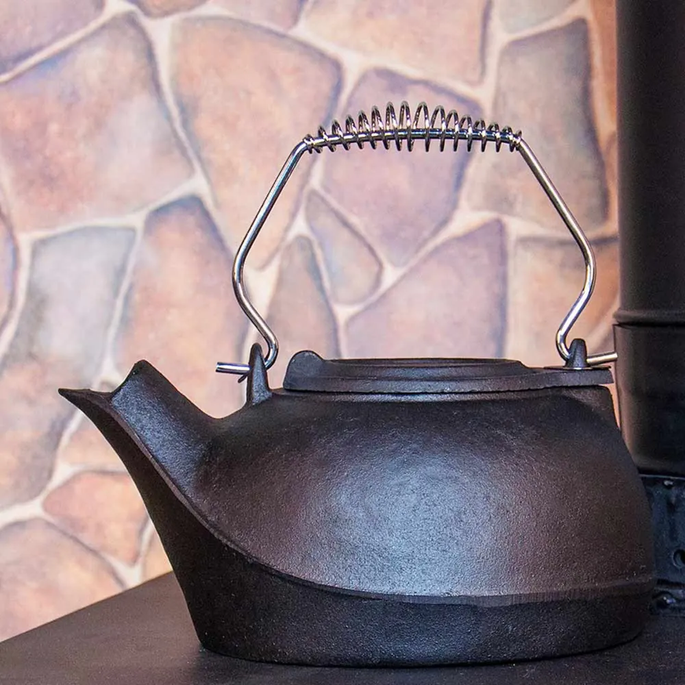 2.5 Quart Cast Iron Wood Stove Kettle (WoodEze NLE5WZ_K2511C)