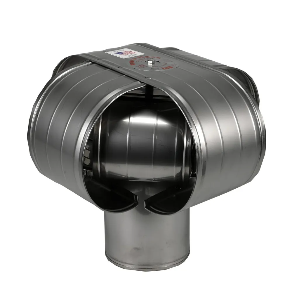 6" Stainless Vacu-Stack Chimney Cap for Class A Chimney Pipe (Vacu-Stack NLE5IP_VSS_06)
