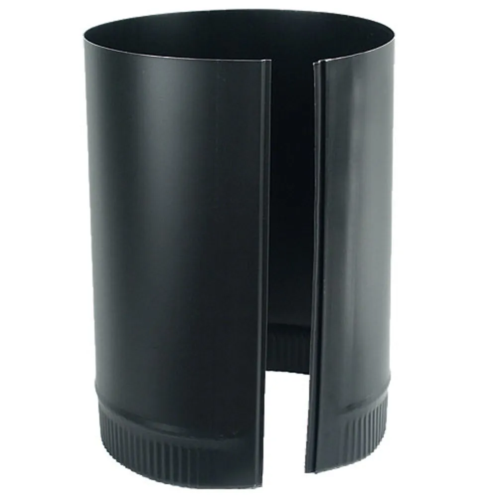 6" x 12" 24-Ga. Snap-Lock Black Stovepipe (Snap-lock NLE5IM_BM0102)