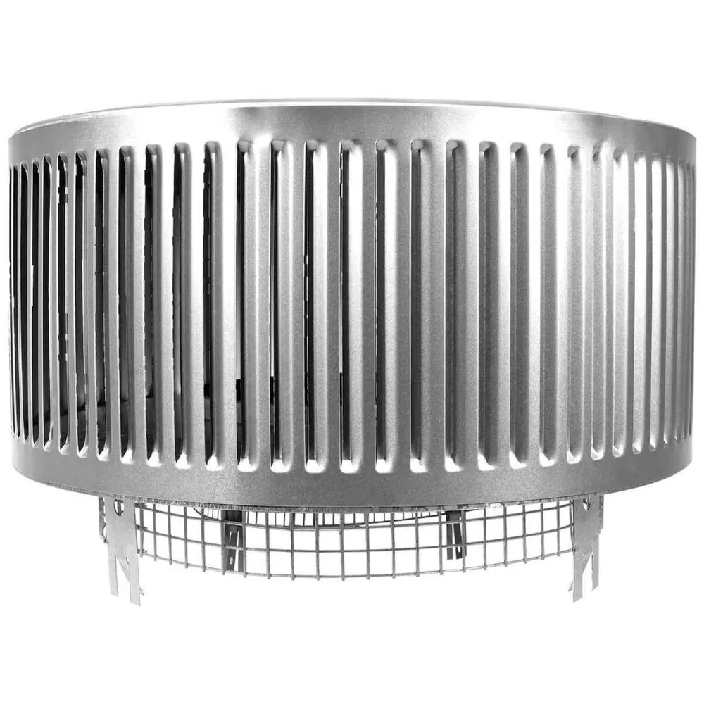 8" Superior Round Chimney Cap with Louvered Screen (Superior NLE5FI_RLT_8DM)