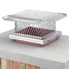 8" x 8" Homesaver Pro Single-Flue Stainless Steel - 14601