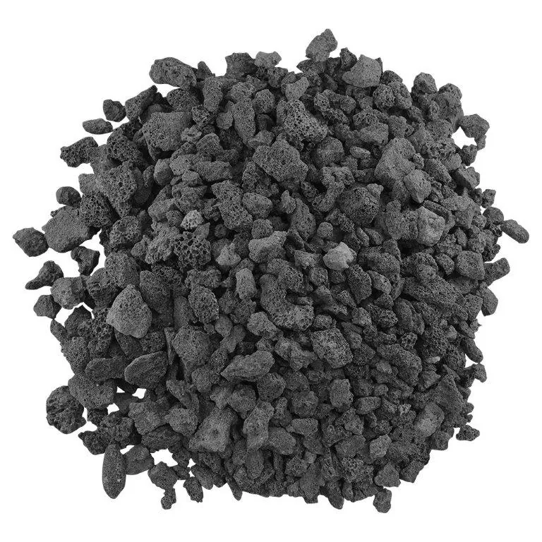 American Fire Products Medium Black Lava Rock, 10 lb