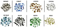 AZ Patio Heaters Reflective Fire Glass, 10 lb