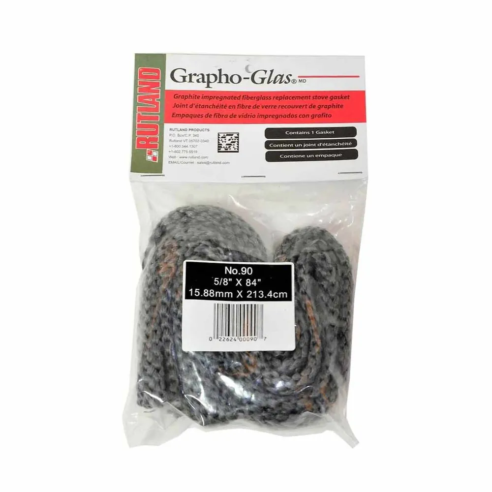 Rutland Grapho-Glas Flat Tape Gasket, 5/8" x 84"